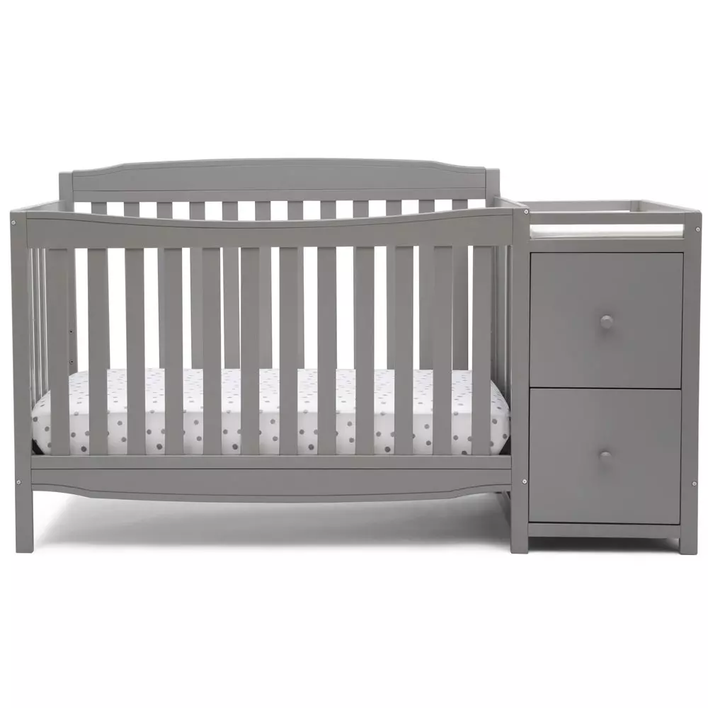 Children Mason 6 In 1 Convertible Crib and Changer Grey eBay