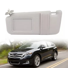 For 2009-2016 Toyota Venza Light Gray Driver Side Left Car Sun Visor Sunshade