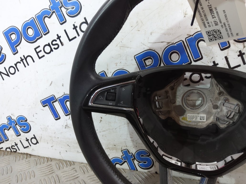 2020 SKODA KAMIQ STEERING WHEEL (LEATHER) MULTIFUNCTIONAL 5E0419091 eBay