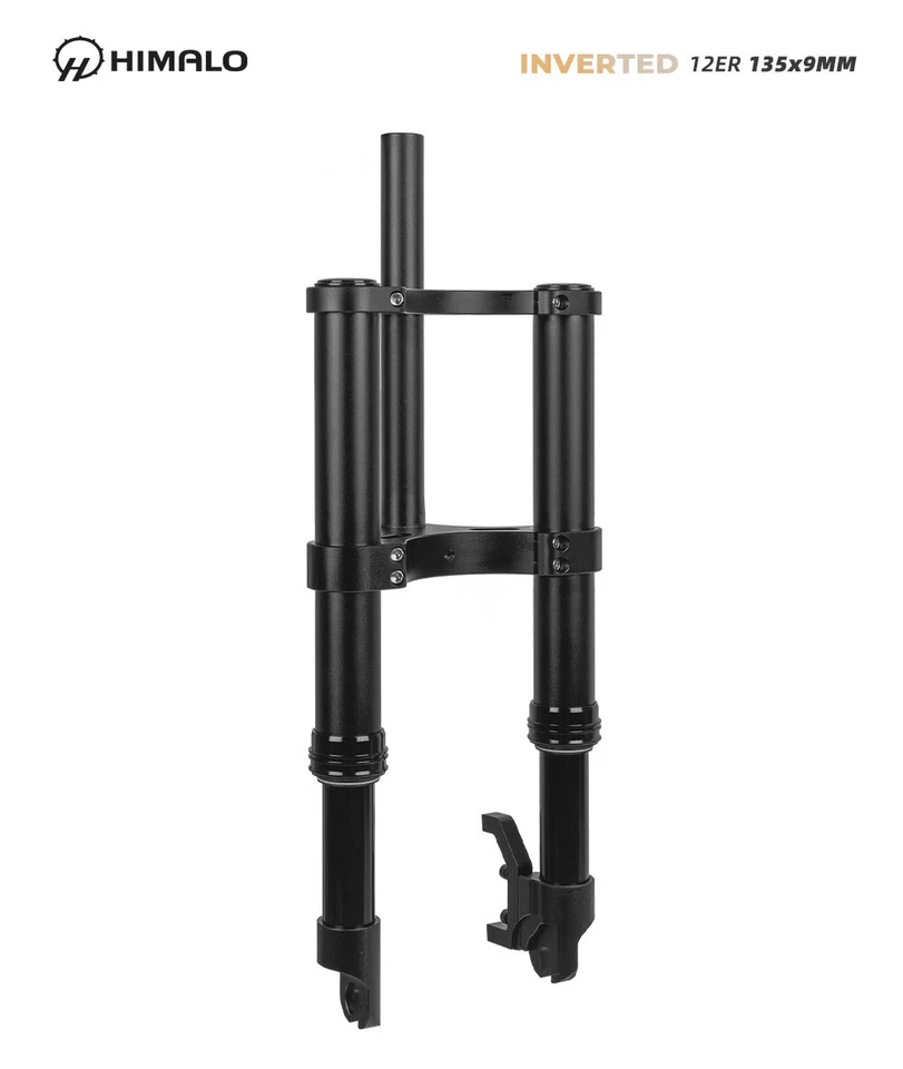 12*4.0 Tire Snow Bike Fat Fork 12er Inverted Spring Oil Air Suspension Fork - Image 4 of 4