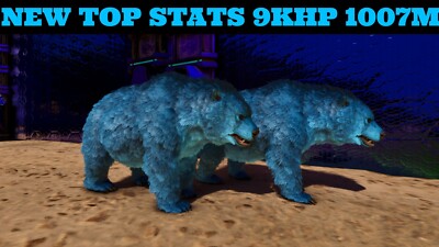  ARK Survival Ascended PvE PC/XBOX/PS5 Top stats Dire Bear 1007m hatch  ASA