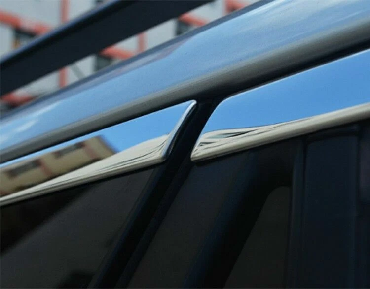 Full Windows Molding Trim Decoration Strips w/ Center Pillar For BMW X5 2009-15 - image 3 of 4