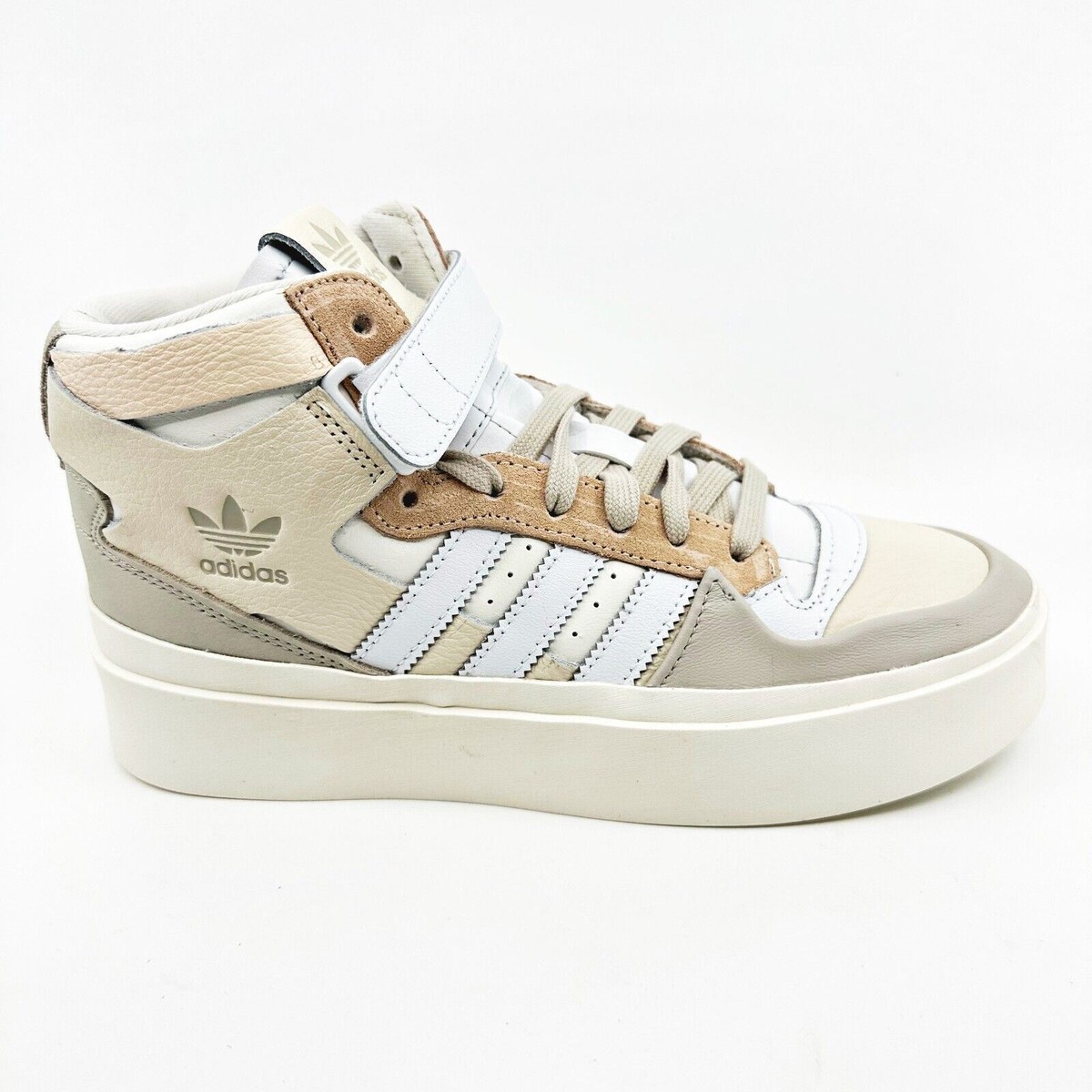 Adidas Forum Bonega Mid Ecru Tint Cloud Womens Sneakers