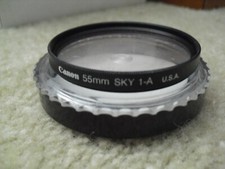 Canon 55mm SKY 1-A USA Made Camera Lens Filter