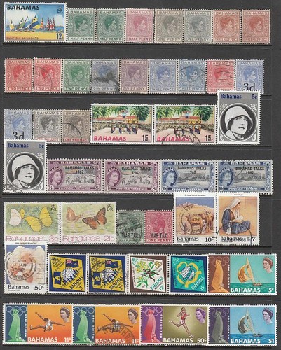 Bahamas - 466no. different stamps 1850-2020 (CV $1,100) (75% OFF SALE) - Picture 5 of 15