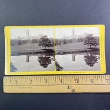 Glasgow University Scotland Stereoview James Valentine Antique c1870 Y9405