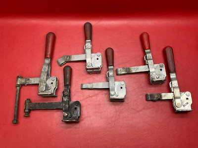 6 - Hold Down Toggle Welding Clamps Vertical 207 DE-STA-CO DETROIT STAMPING CO