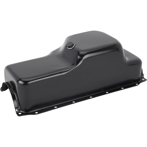 Oil Pan, Center Sump, Black, fits 1964-87 Small Block Mopar 273-318-340 - Picture 2 of 10