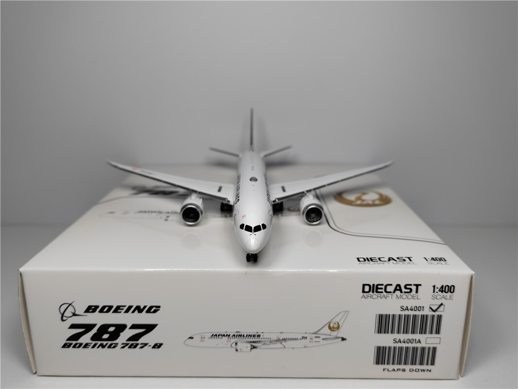 1:400 JC Wings JAL B787-8 Passenger Airplane Diecast Aircraft