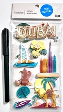 Dubai Stickers Card Making Scrapbooking Recollections