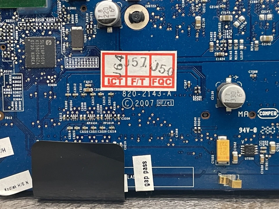 OEM Apple 20" iMac Logic Board 820-2143-A NO CPU/No RAM 661-4437 - Image 2 of 4