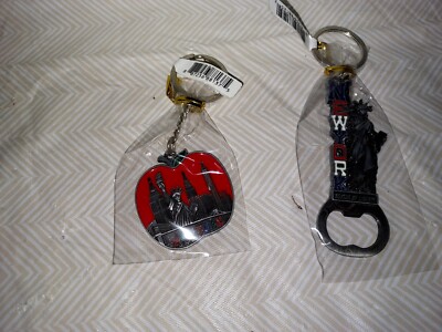 New York Key Chains. New One is A Bottle Opener As Well.
