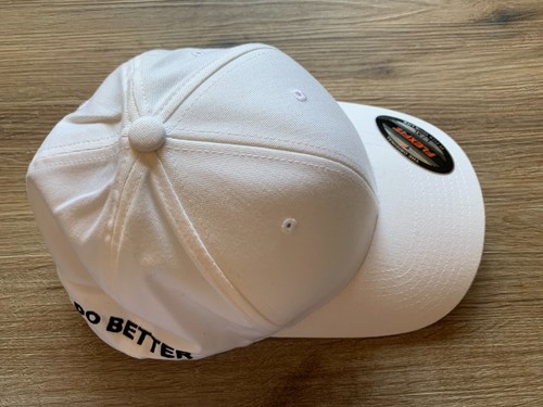 4HUNNID YG 400 IF YOU KNEW BETTER YOU'D DO BETTER WHITE CAP HAT L-XL - 第 5/10 張圖片