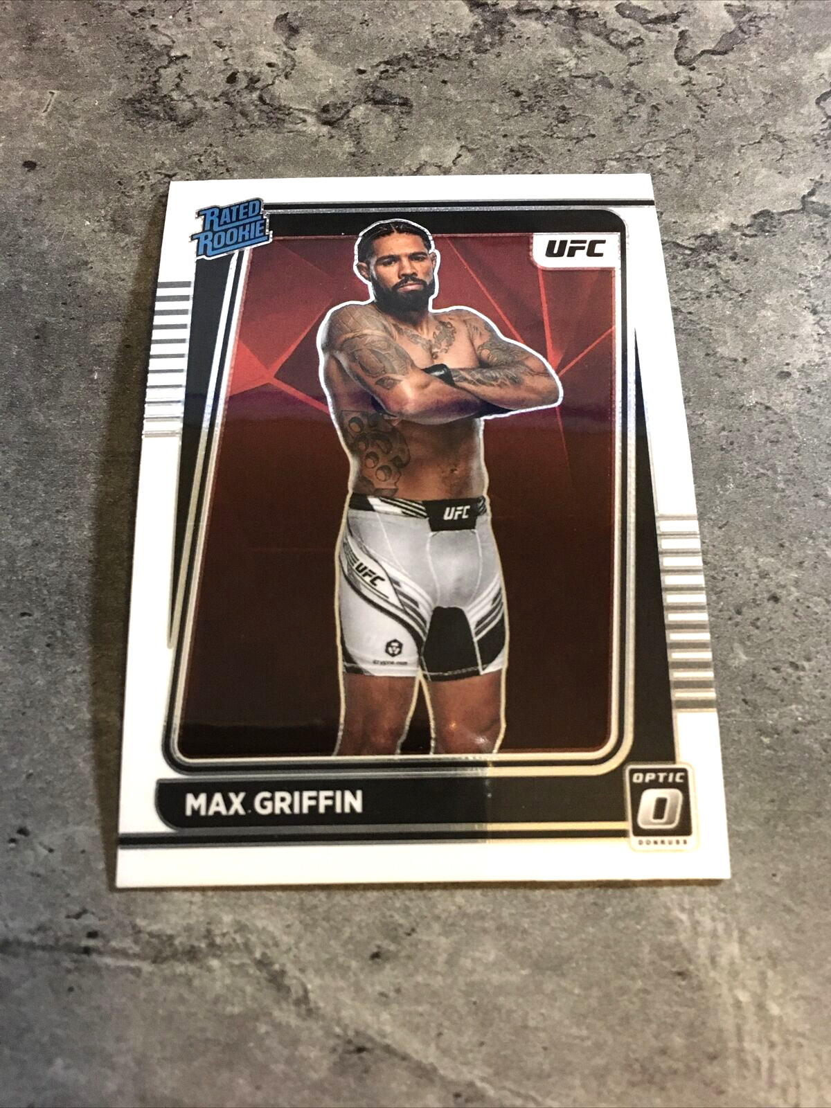 Max Griffin   UFC 2022 Panini Donruss Optic Rated Rookie #119