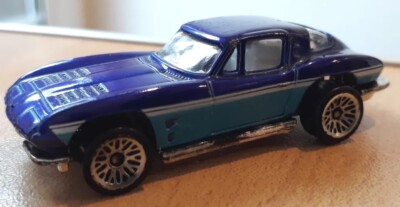 HOT WHEELS: CORVETTE STINGRAY - SPLIT WINDOW (MATTEL, DIECAST, BLAU, 1979)