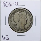 1906-O 50C Barber Liberty Head Half Dollar in VG Condition #1834