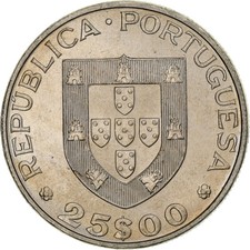 [#1305267] Portugal, 25 Escudos, FAO, 1983, Lisbon, Copper-nickel, AU, KM:619