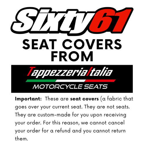 BMW S1000RR 2019-2022 2023 2024 2025 Seat Cover Tappezzeria HP Diamond Stitching - Picture 6 of 6