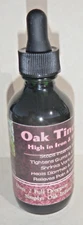 Oak Bark Tincture:  Loose teeth, Varicose veins, Diarrhea, Anemia, Skin Tone