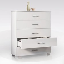 CASSETTIERA CM 80X44 H. 104 BIANCO LUCIDO