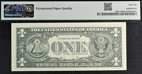 1969 $1 Federal Reserve Note PMG 67EPQ graded star district set complete 12 note - Picture 23 of 24