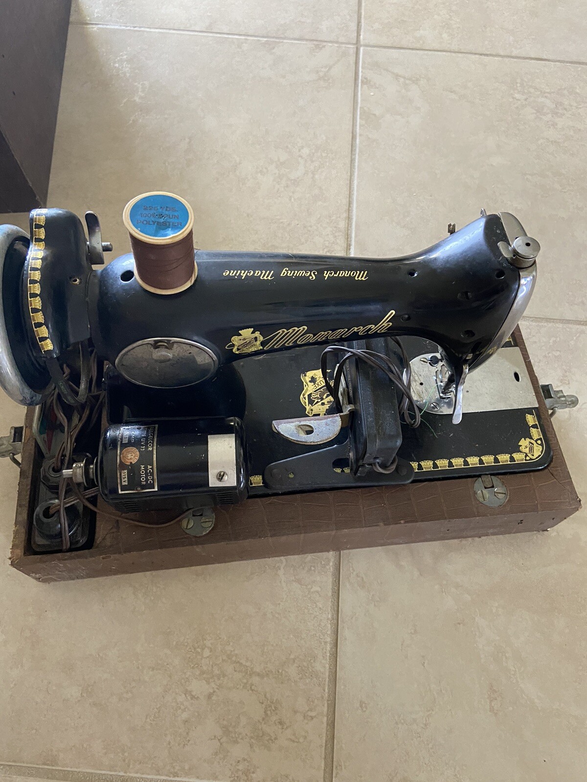 Rare Old Vintage Monarch Sewing Machine From Early 1900s eBay