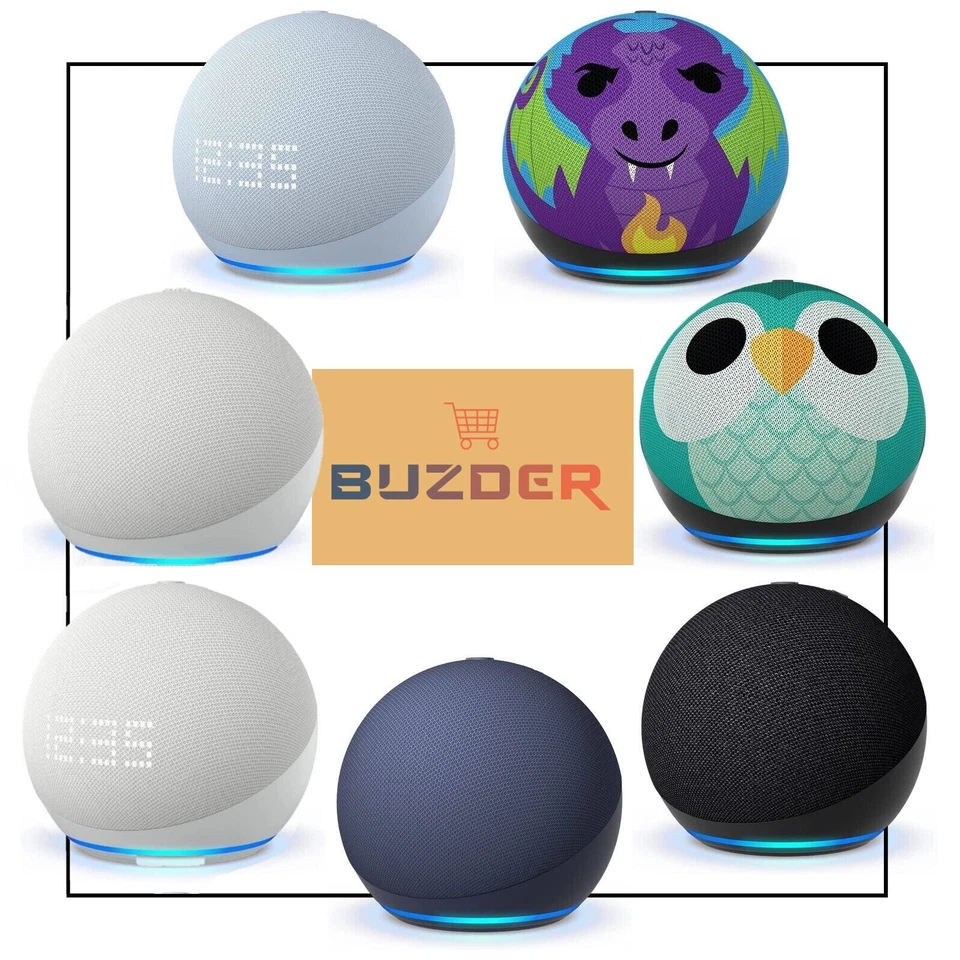 Amazon Echo Dot 5 Kids Smart Speaker Alexa Kugel Lautsprecher WLAN Sprachsteueru
