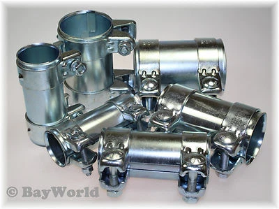 Universal Rohrverbinder Doppelschelle Auspuff Schelle Verbinder 125 mm lang TOP