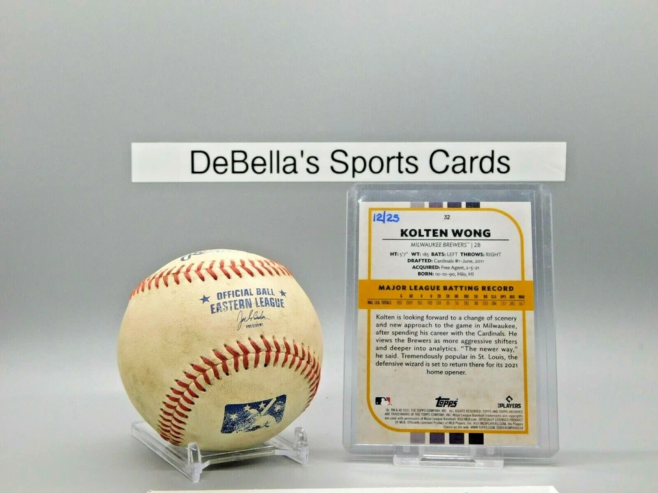 2021 Topps Archives Snapshots KOLTEN WONG preto e branco 12/25 - Imagem 2 de 3