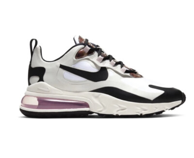 NIKE Women Air Max 270 React Sail/Barley Rose Tortoise Shell CU4752-100 Size 7