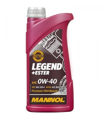 MANNOL Legend+Ester 0W-40 1L Motoröl für AEONS AUDI BENTLEY BMW