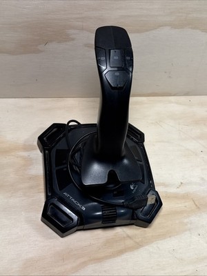 Tested Logitech Attack 3 USB Gaming Joystick Model J-UJ18, Black