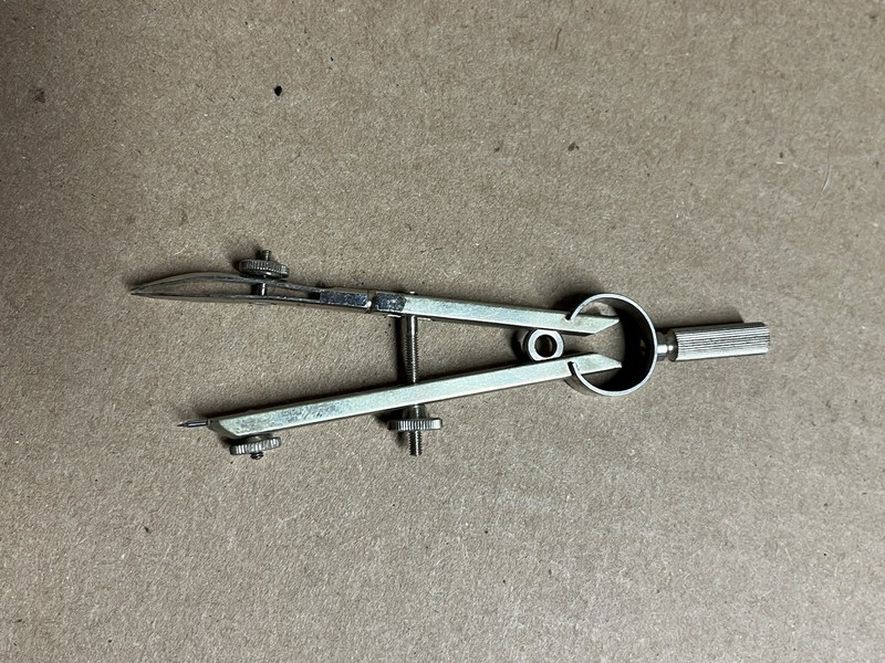 Vintage Delta Holland Drafting Compass For Technical Drawing. Never Used