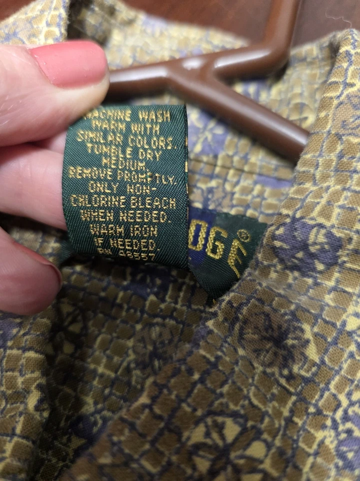 Vintage 90s Mens Cambridge Classic Cotton Button Down Shirt Mens Size Medium - Image 4 of 4