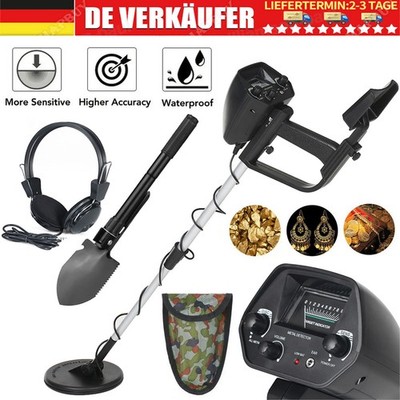 2025 Metalldetektor Set Metal Detector Wasserdicht Tiefensonde Schatzsuche