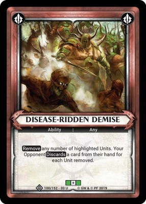 Disease - Ridden Demise - Savagery - Warhammer Age of Sigmar