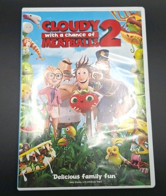 Cloudy with a Chance of Meatballs 2 (2013) DVD | Tested | Good | Free Shipping! 