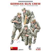 German Gun Crew Kit 1:35 Miniart Kit Figure Militari -D- Neues Modell