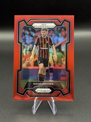 2023-24 Panini Prizm Premier League #232 David Brooks Red #/199 AFC Bournemouth