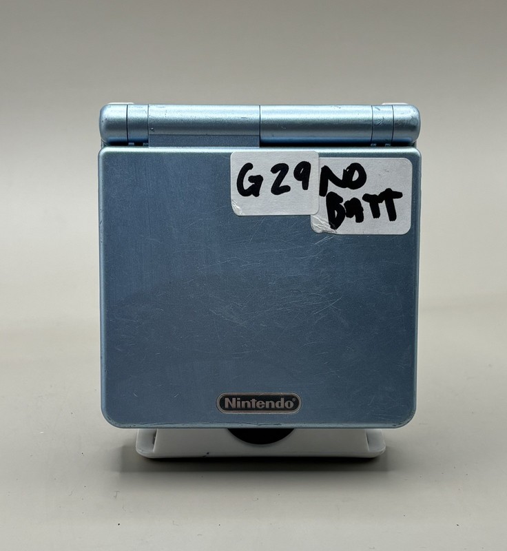 Nintendo Game Boy Advance SP - Pearl Blue (G29) READ DESCRIPTION