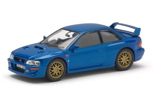 SUBARU IMPREZA 22B WRC STI COUPE 1/43 SONIC BLUE LIMITED EDITION CORGI VANGUARDS - Photo 4/4