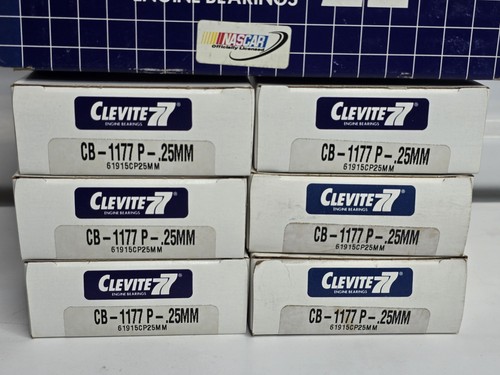 6 Pair Clevite CB-1177 P-.25MM Connecting Rod Bearings 61915CP25MM - Picture 2 of 2