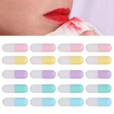 20pcs Empty Lipstick Tubes Mini DIY Lip Balm Bottles Sticks Case Container
