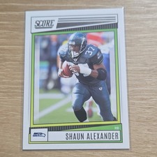 Panini 2022 Score Base Set Shaun Alexander Seattle Seahawks NFL Card #179