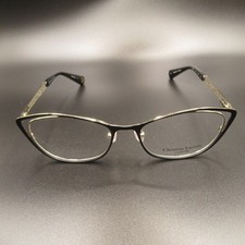 Christian Lacroix Lunettes CL3051 004 Black Gold Cat Eye Eyeglass Frames