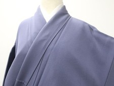 JAPANESE KIMONO IROMUJI DUSTY PURPLE 162cm 5 ft 4 in PURE SILK EE4923