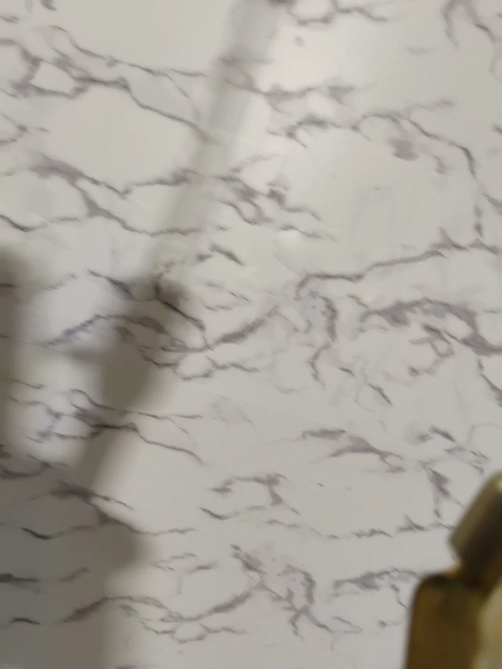 Lámpara de mesa de escritorio Stiffel de latón blanco de 28" brazo oscilante con rígido sin pantalla probada  Foto 3 de 4