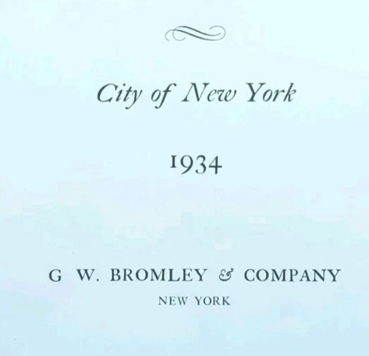 1934 CHELSEA MANHATTAN NEW YORK CITY Map 11th Av-9th Av W37th St-W42nd St - Image 3 of 3