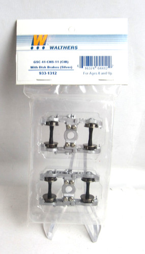 Walthers escala HO GSC 41-CNS-11 (CIB) con frenos de disco (plateado) #933-1312 nuevo en paquete | Zustand: New