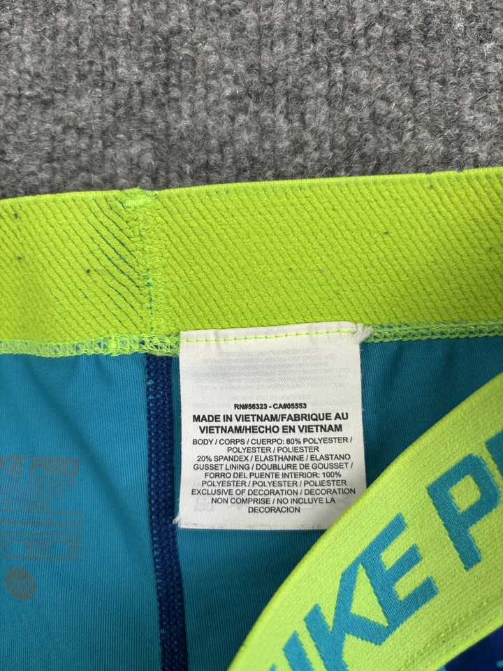 Nike Pro Compression Capri Pants XS Youth Dri-FIT Athletic Tights Running Gym - Image 3 of 4